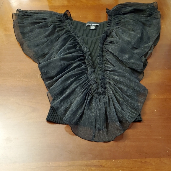 Isabella Rodriguez Shirred Woven Women's Blouse is a size S. - Picture 4 of 5